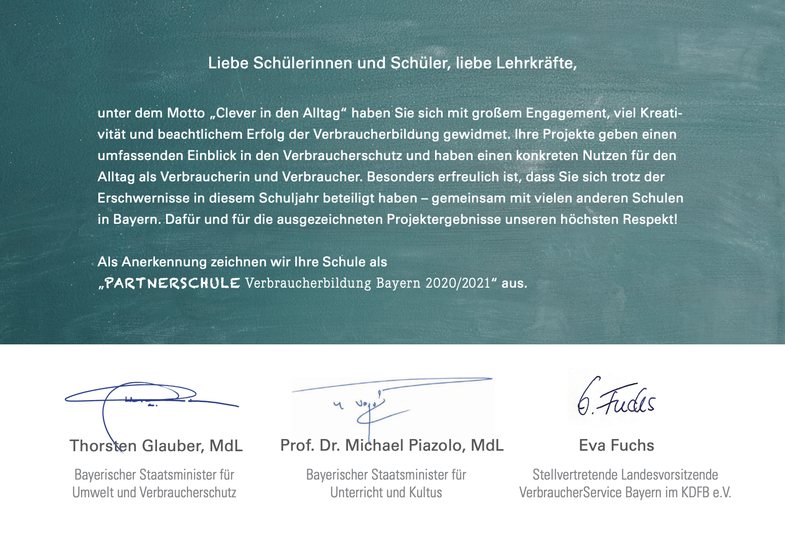 Partnerschule Verbraucher 2